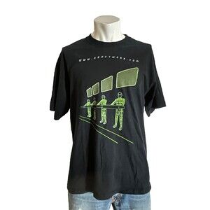Rare Vintage 90s Kraftwerk Computer Shirt New Wave Electronic Krautrock Band XL